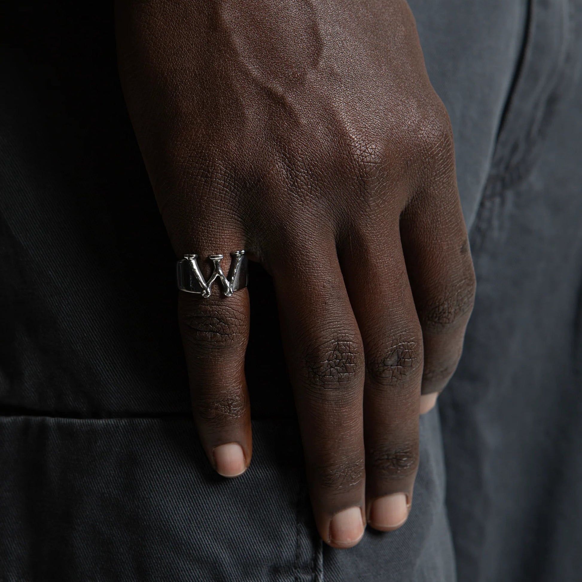 Anello Wasted Paris Silver ring