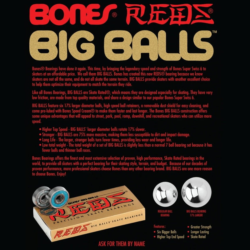 BEARING BONES REDS BIG BALLS