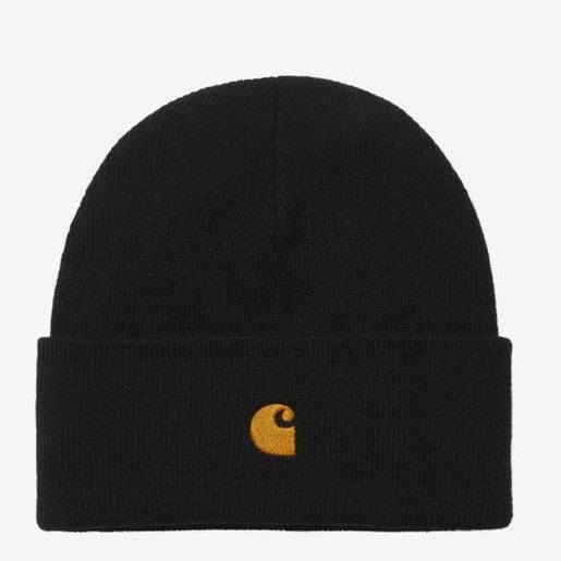 Beanie Carhartt Chase Blk Gold