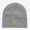 Beanie Carhartt Chase Grey Heat Gold