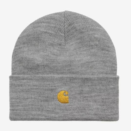 Beanie Carhartt Chase Grey Heat Gold
