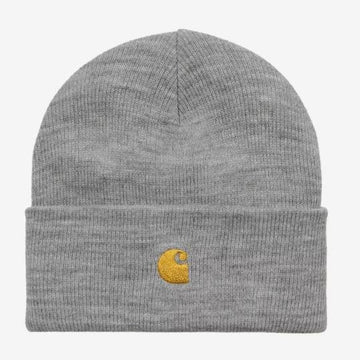 Beanie Carhartt Chase Grey Heat Gold