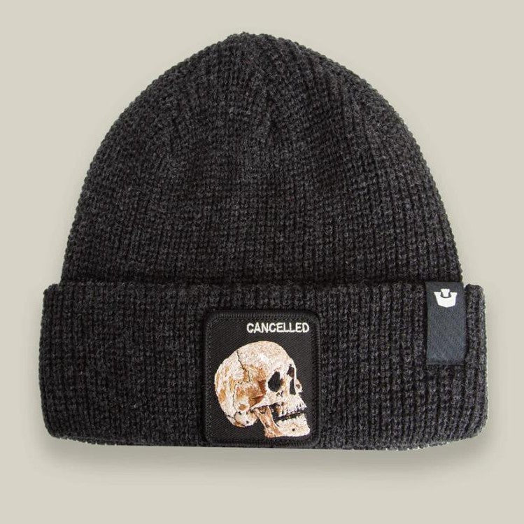 Beanie Goorin Bros The Cancelled Skull Black