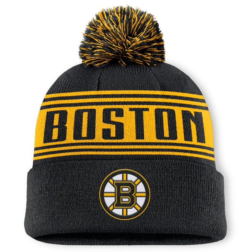 Beanie M&N NHL Pom BOS BRUINS Black