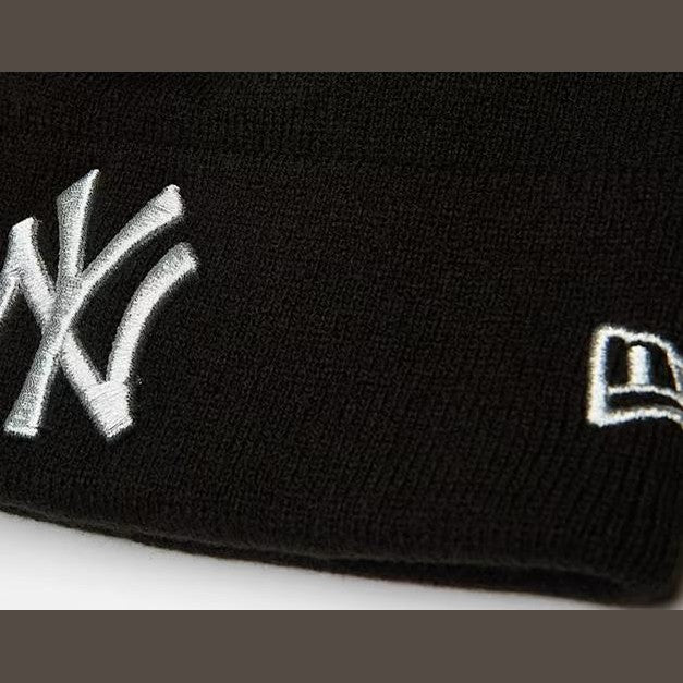 Beanie New Era Ess Cuff Knit NYY Black
