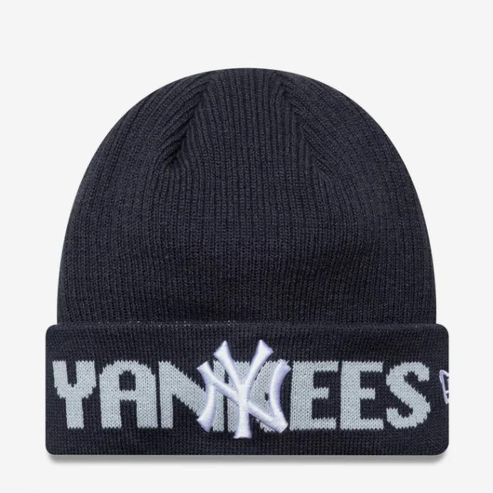 Beanie New Era Wordmark NYY Navy
