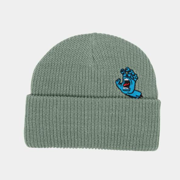 Beanie Santa Cruz Screaming Hand Aqua