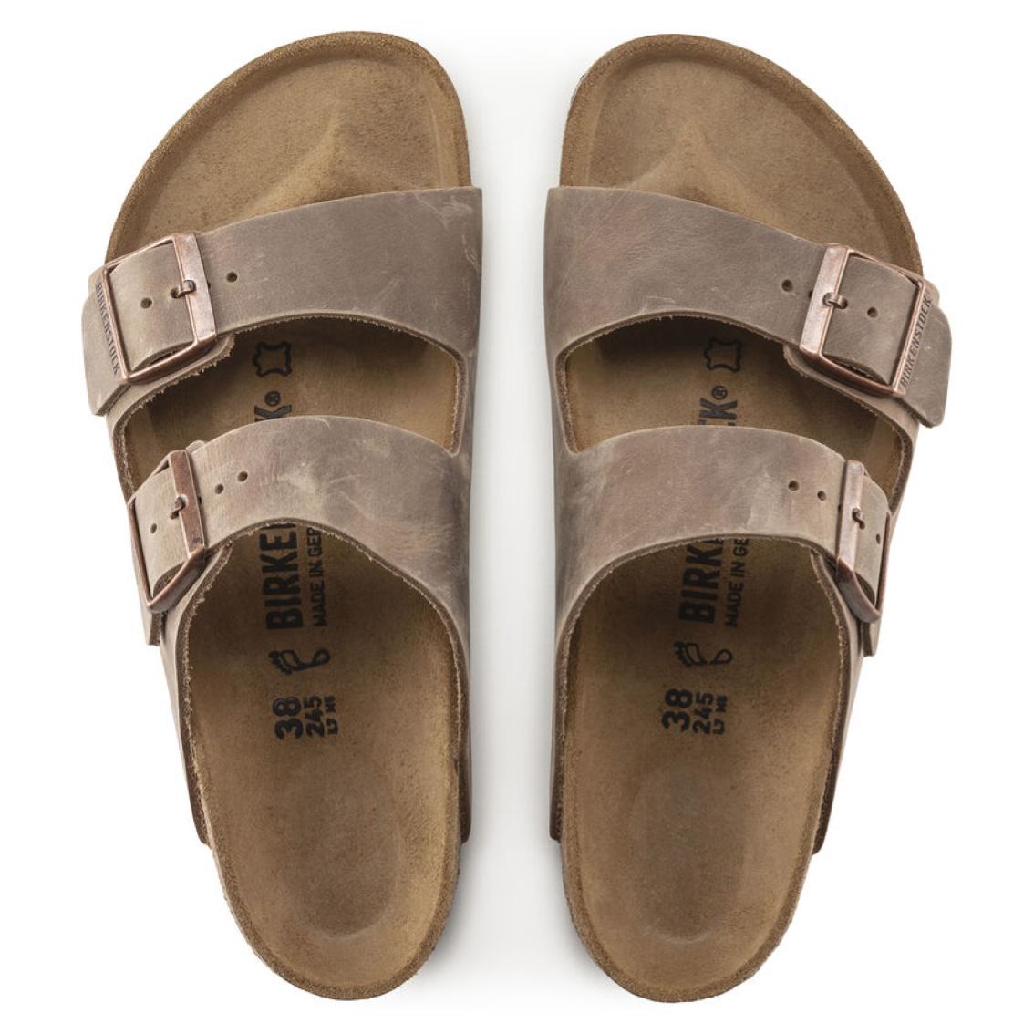 Birkenstock Arizona Leather Oiled tobacco brown