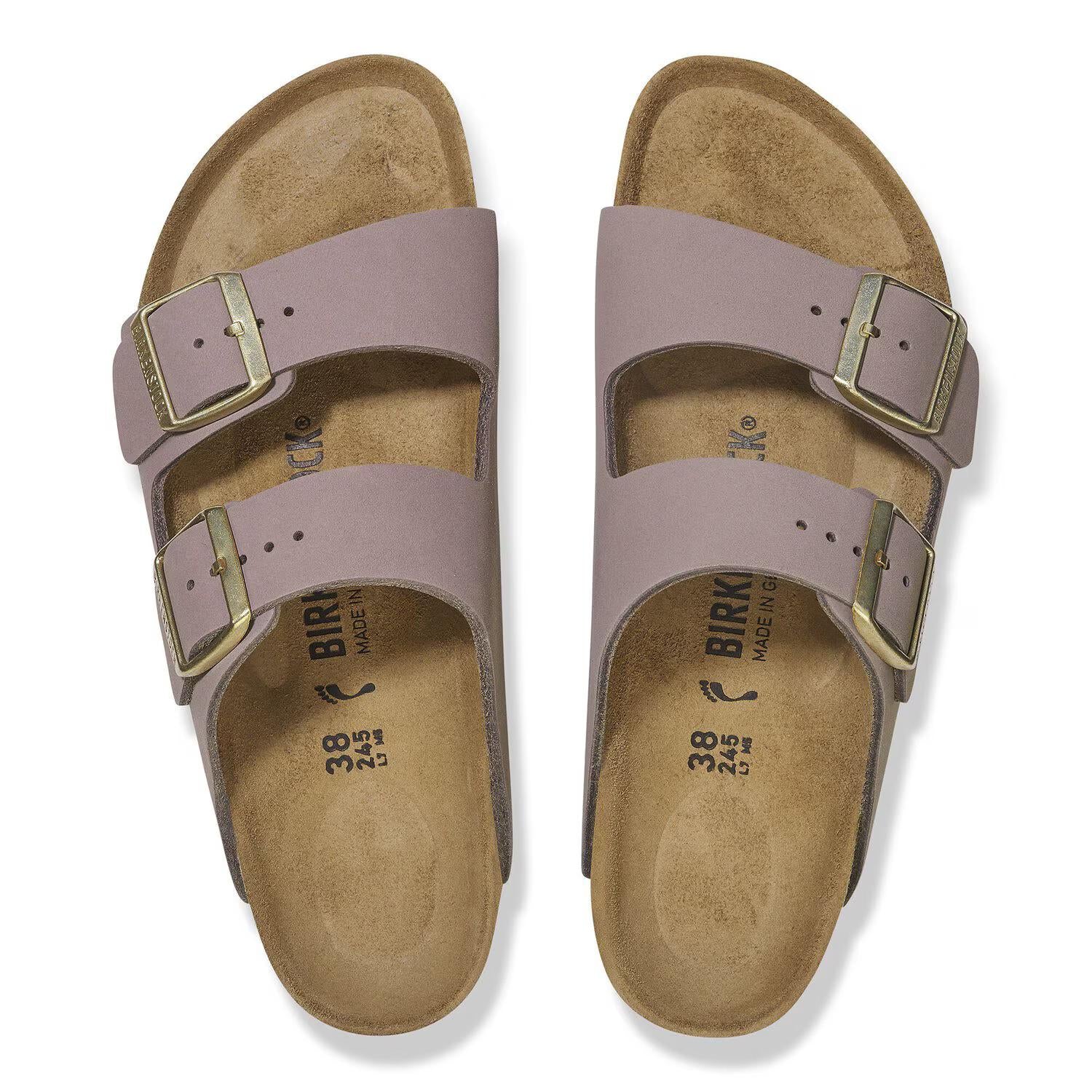 Birkenstock Arizona Nubuck faded purple