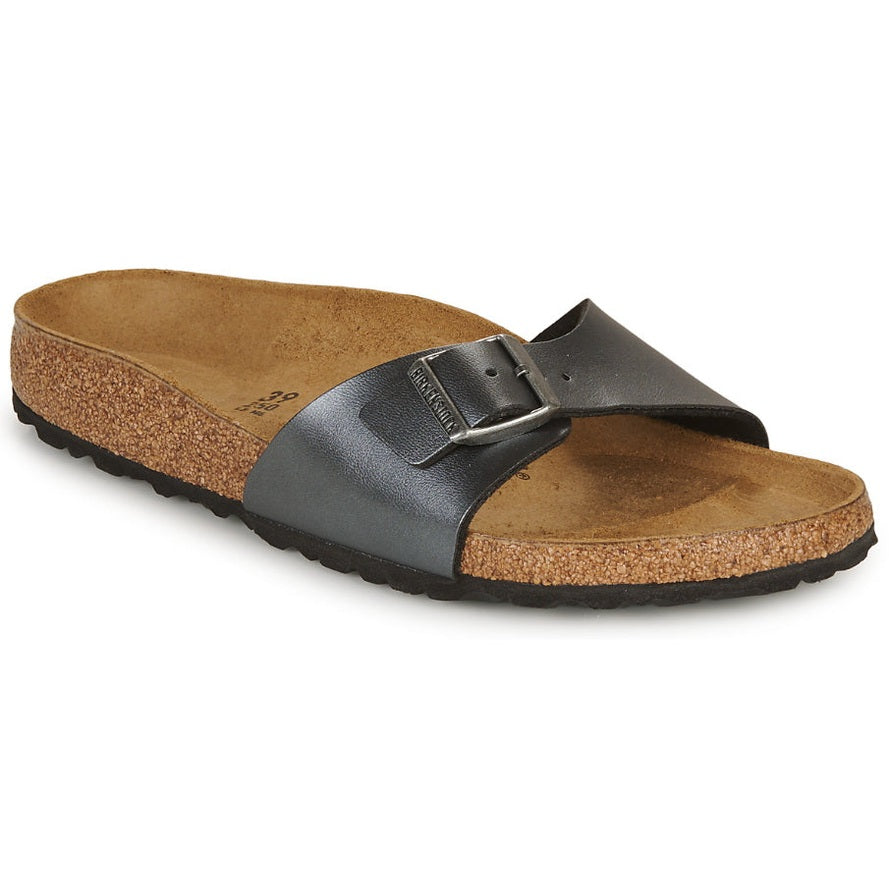 Birkenstock Sandalo Madrid Metallic Black