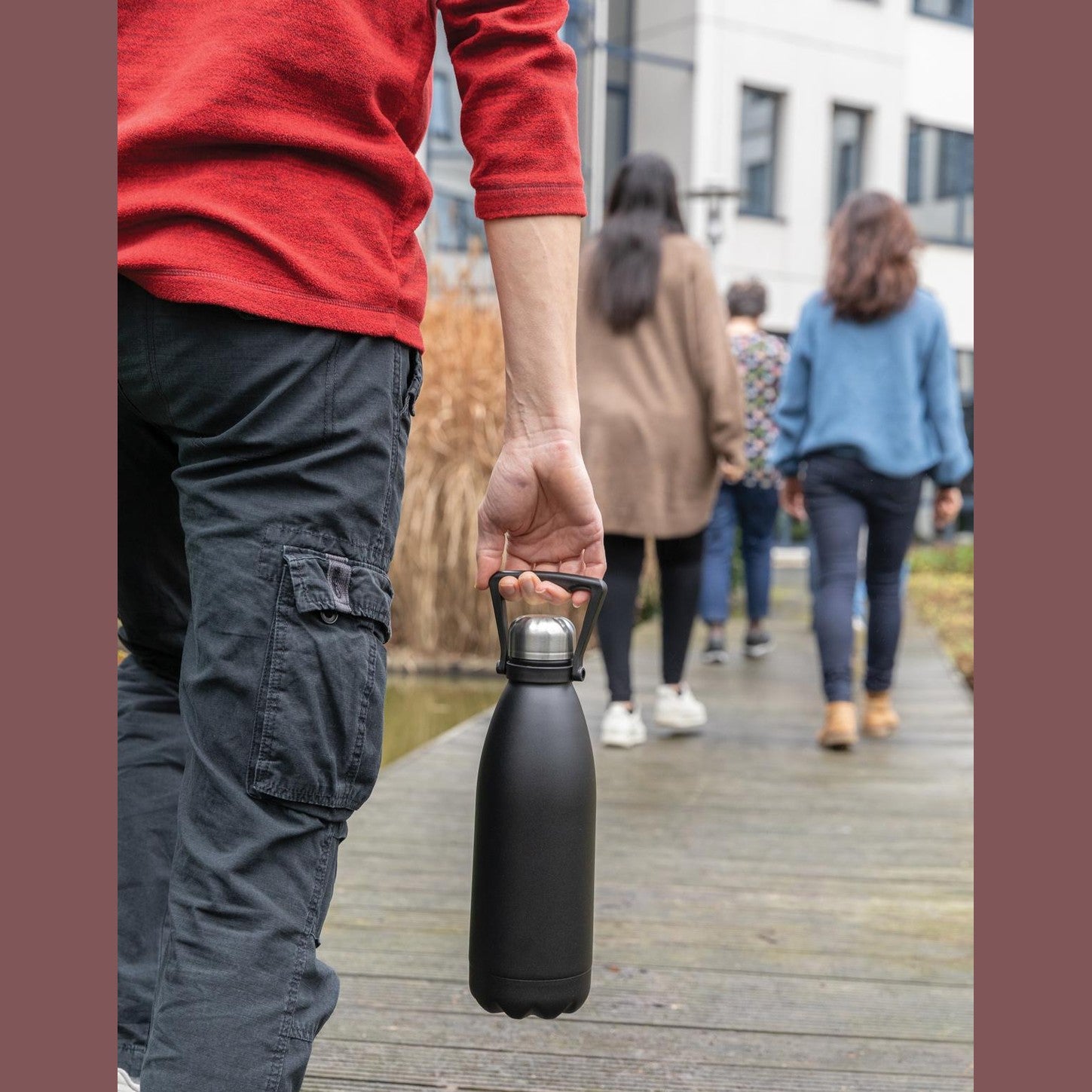 Borraccia Xd Connects Termica RCS 1.5L Black