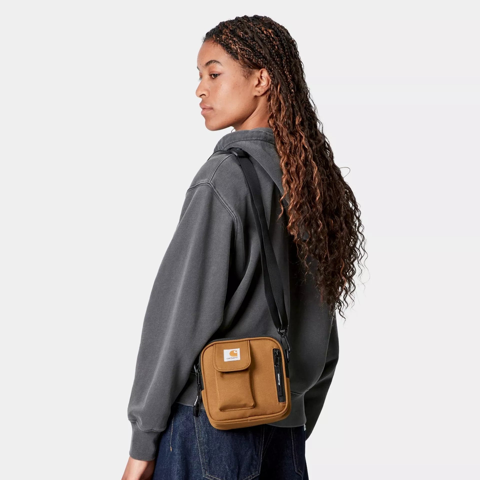 Borsa Carhartt Essential Bag Small Hamilton Brown