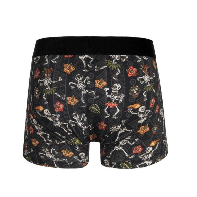Boxer American Socks Dancing Skeletons