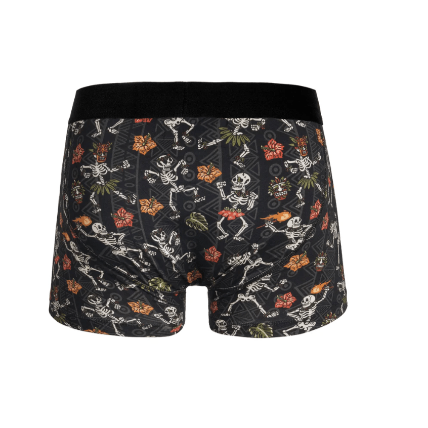 Boxer American Socks Dancing Skeletons