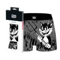 Boxer American Socks Evil Cat