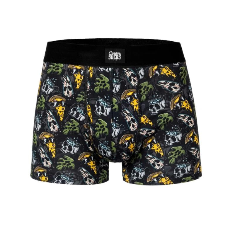 Boxer American Socks Pizza Surfer