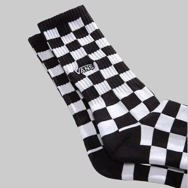 CALZINI VANS CHECKBOARD CREW BLK WHT VA3H3OUHU