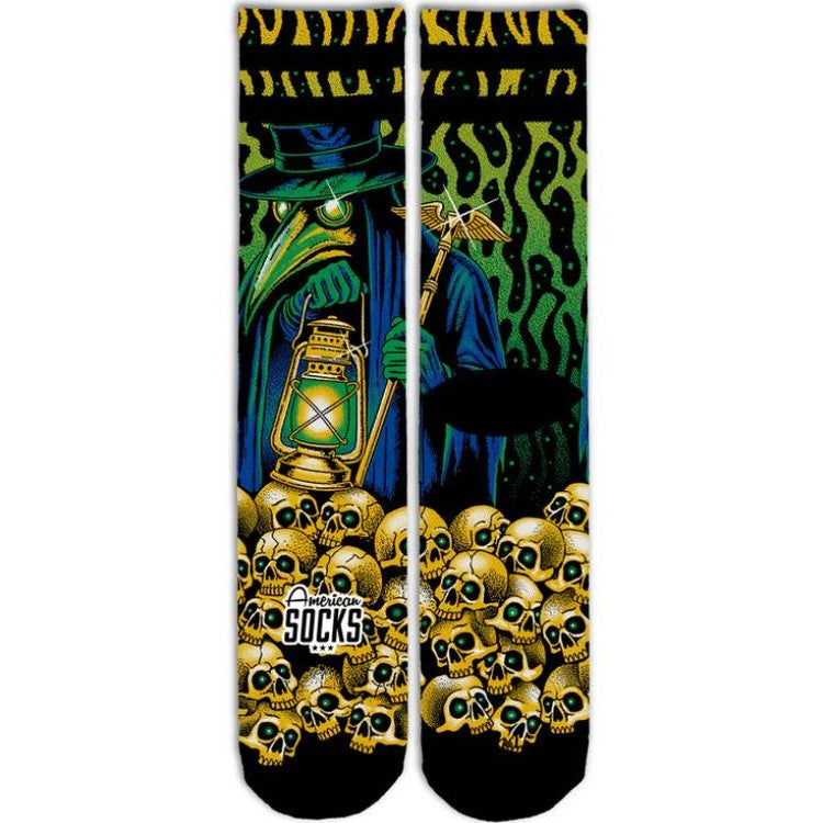 Calze American Socks Black Plague Multicolor