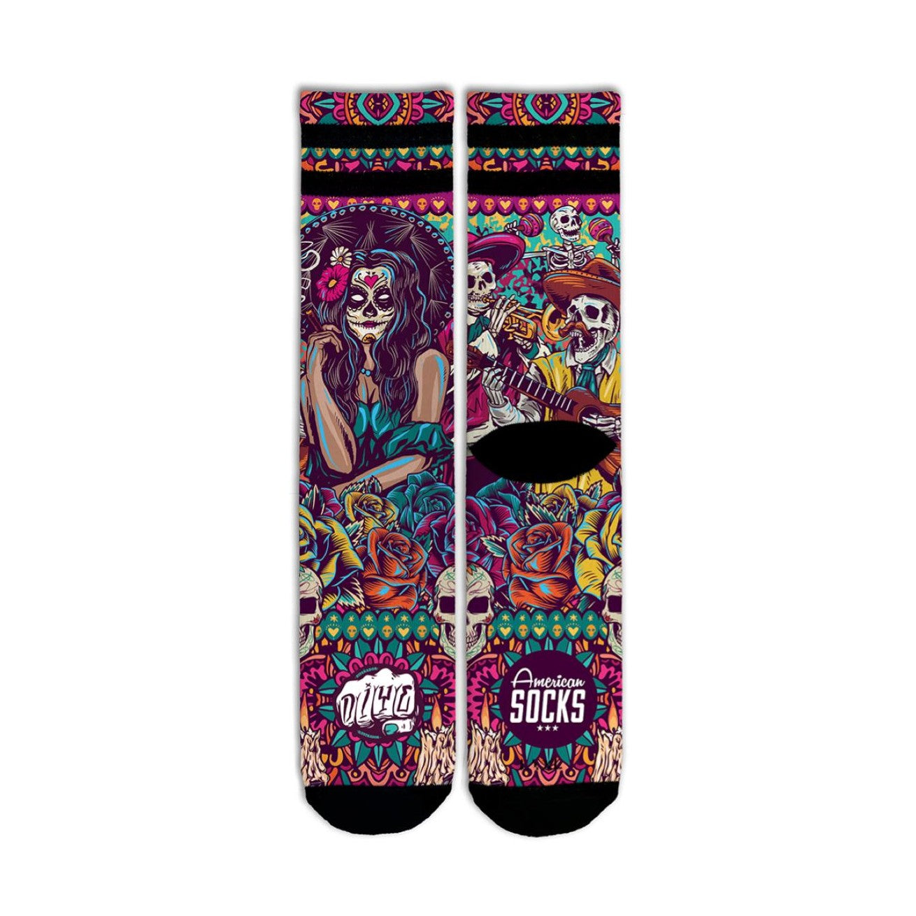 Calze American Socks Dia de los Muertos