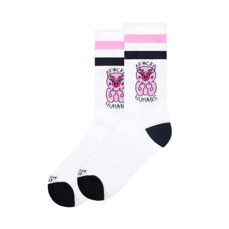 Calze American Socks F**k Humans Multicolor