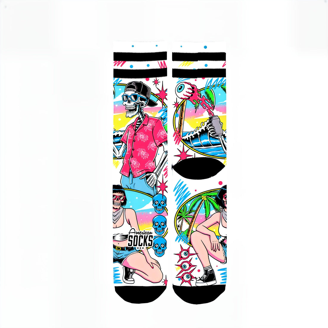 Calze American Socks Neon Paradise Multicolor
