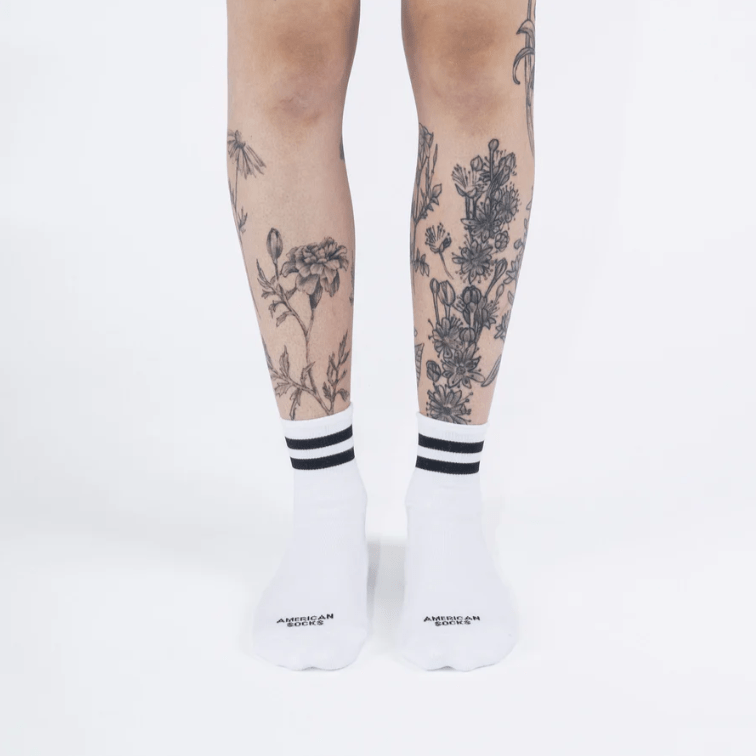 Calze American Socks Old School White