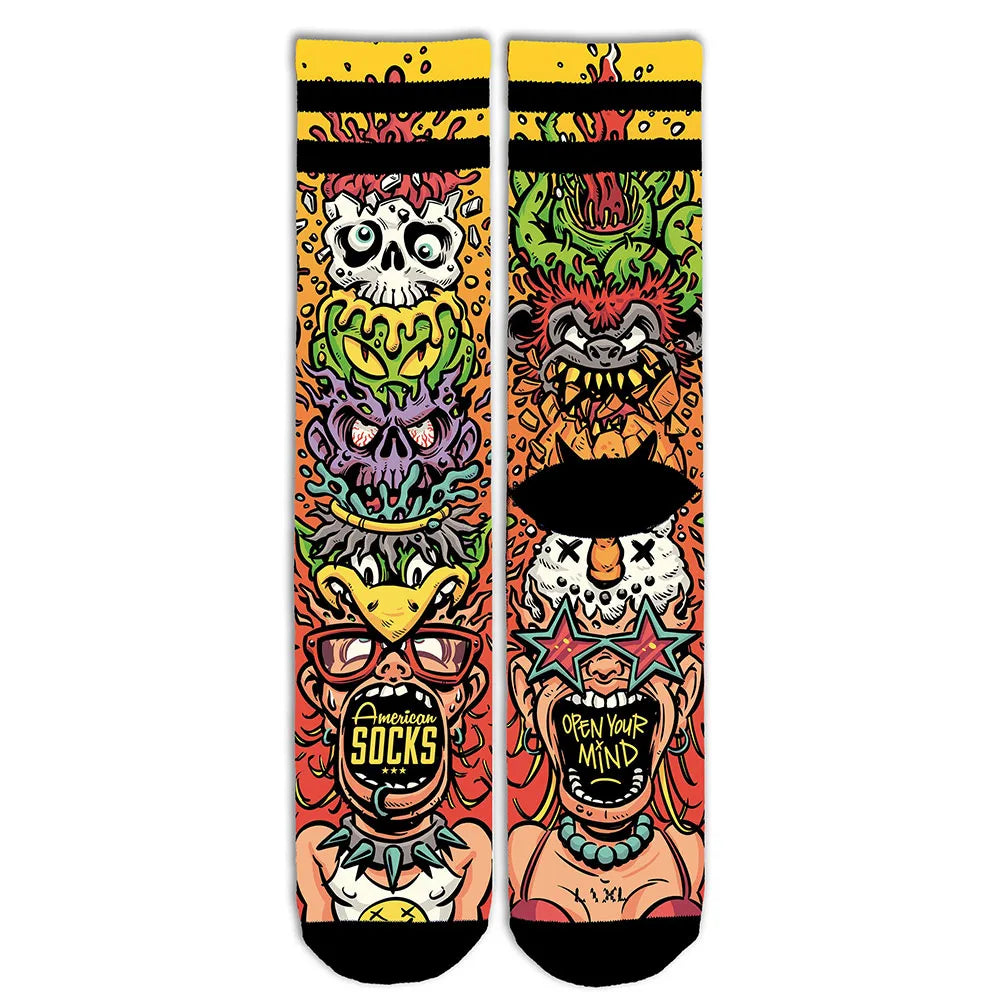 Calze American Socks Open Your Mind Multicolor