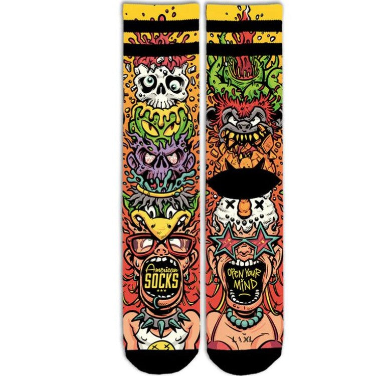 Calze American Socks Open Your Mind Multicolor