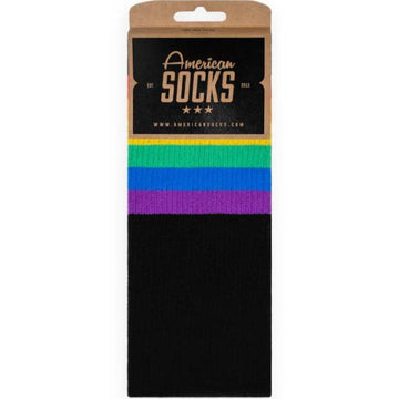Calze American Socks Rainbow Pride black