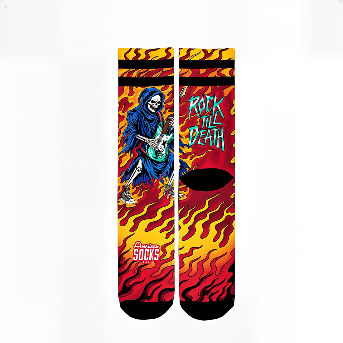 Calze American Socks Rock Till death Multicolor