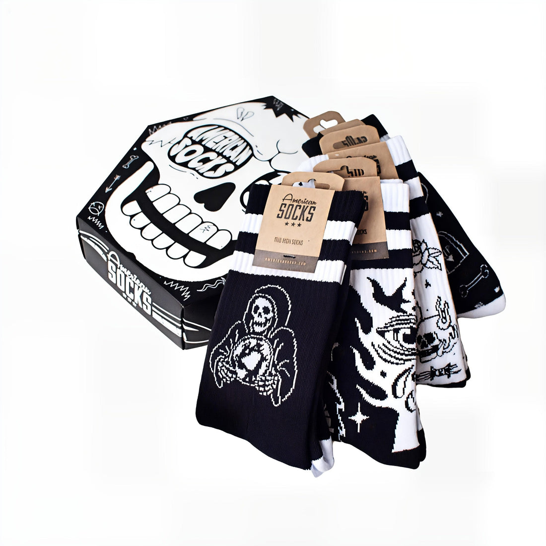 Calze American Socks The Skull Multicolor