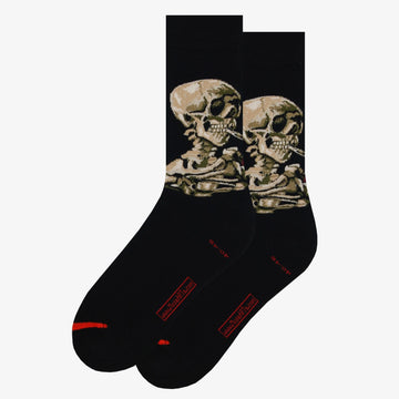Calze Art Sox Head of a Skeleton multicolor