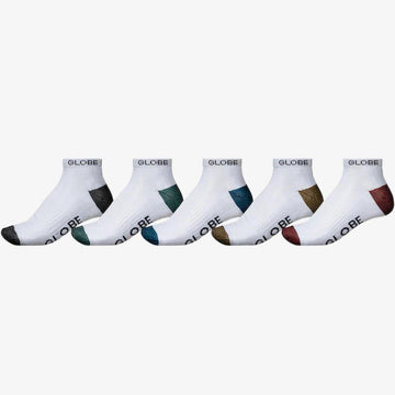 Globe Ingles Ankle 5PK White