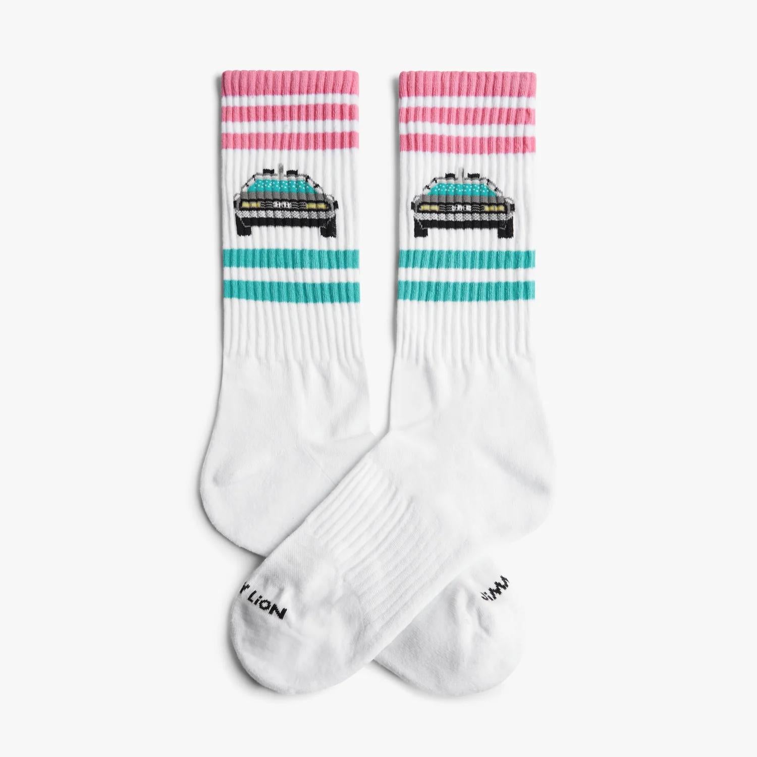 Calze Jimmy Lion Delorean multicolor