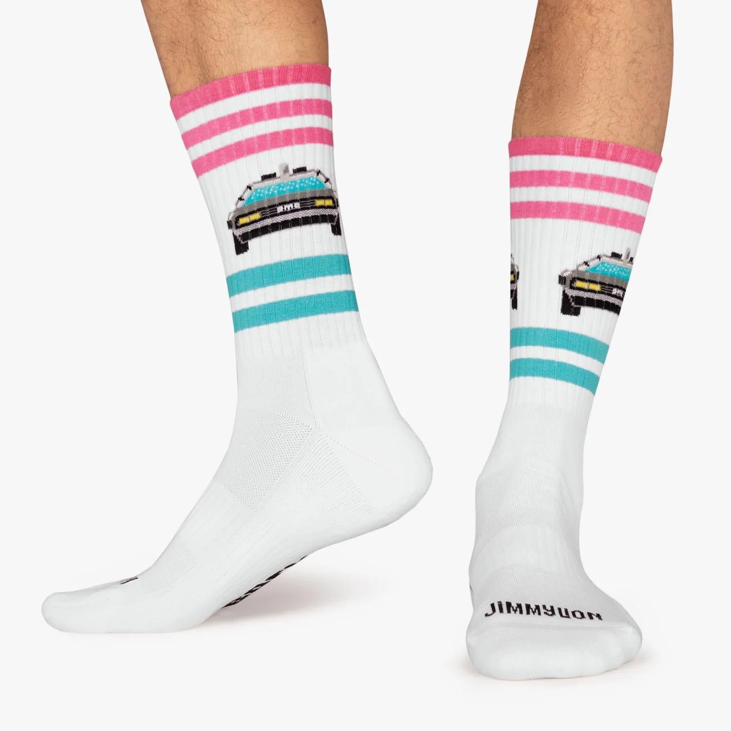 Calze Jimmy Lion Delorean multicolor