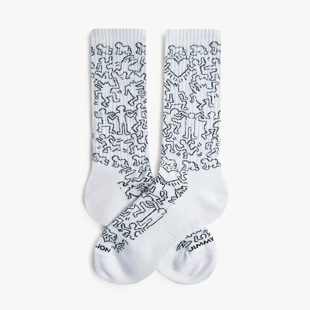 Calze Jimmy Lion Keith Haring Community multicolor