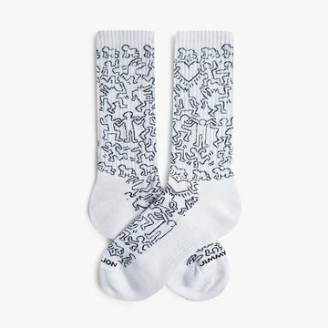 Calze Jimmy Lion Keith Haring Community multicolor