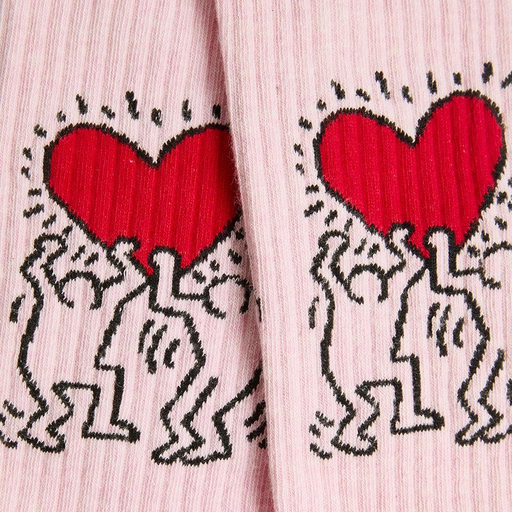 Calze Jimmy Lion Keith Haring Heart multicolor