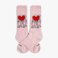 Calze Jimmy Lion Keith Haring Heart multicolor
