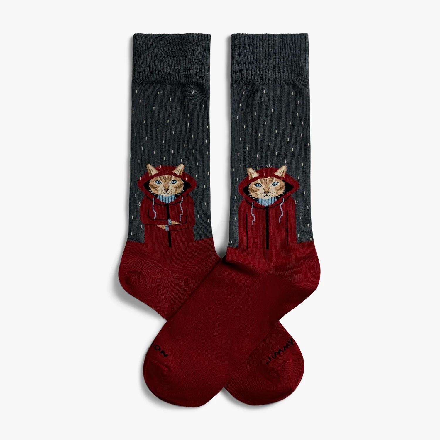Calze Jimmy Lion Raining Cat multicolor