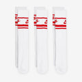 Calze Nike Sportswear Dri-FIT Everyday Essential red white
