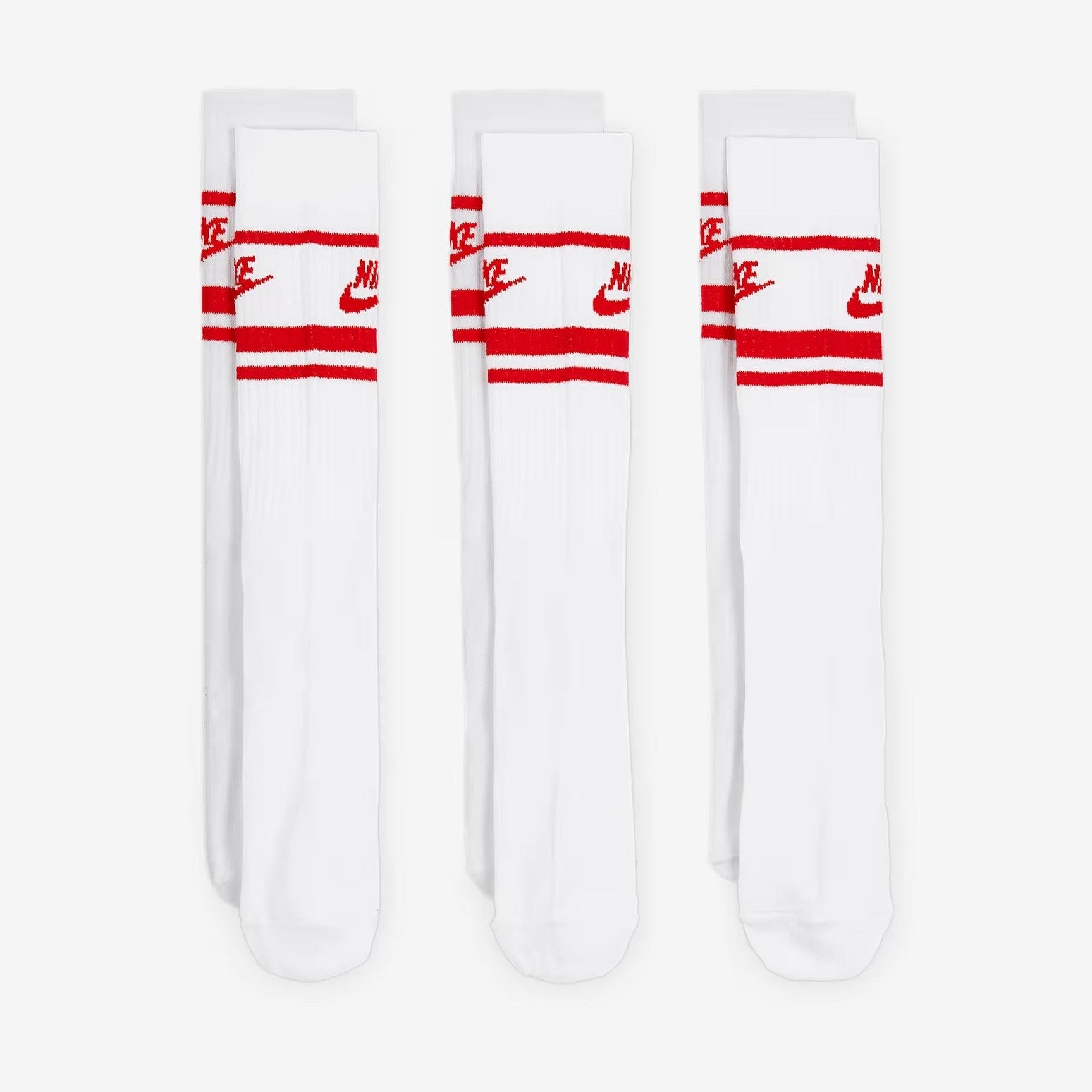 Calze Nike Sportswear Dri-FIT Everyday Essential red white