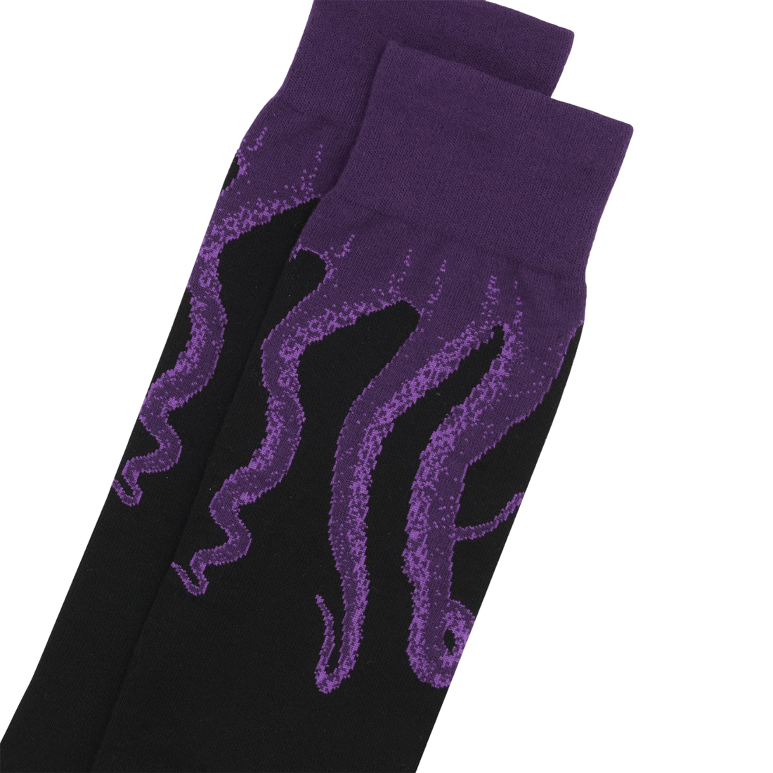Calze Octopus Outline purple black