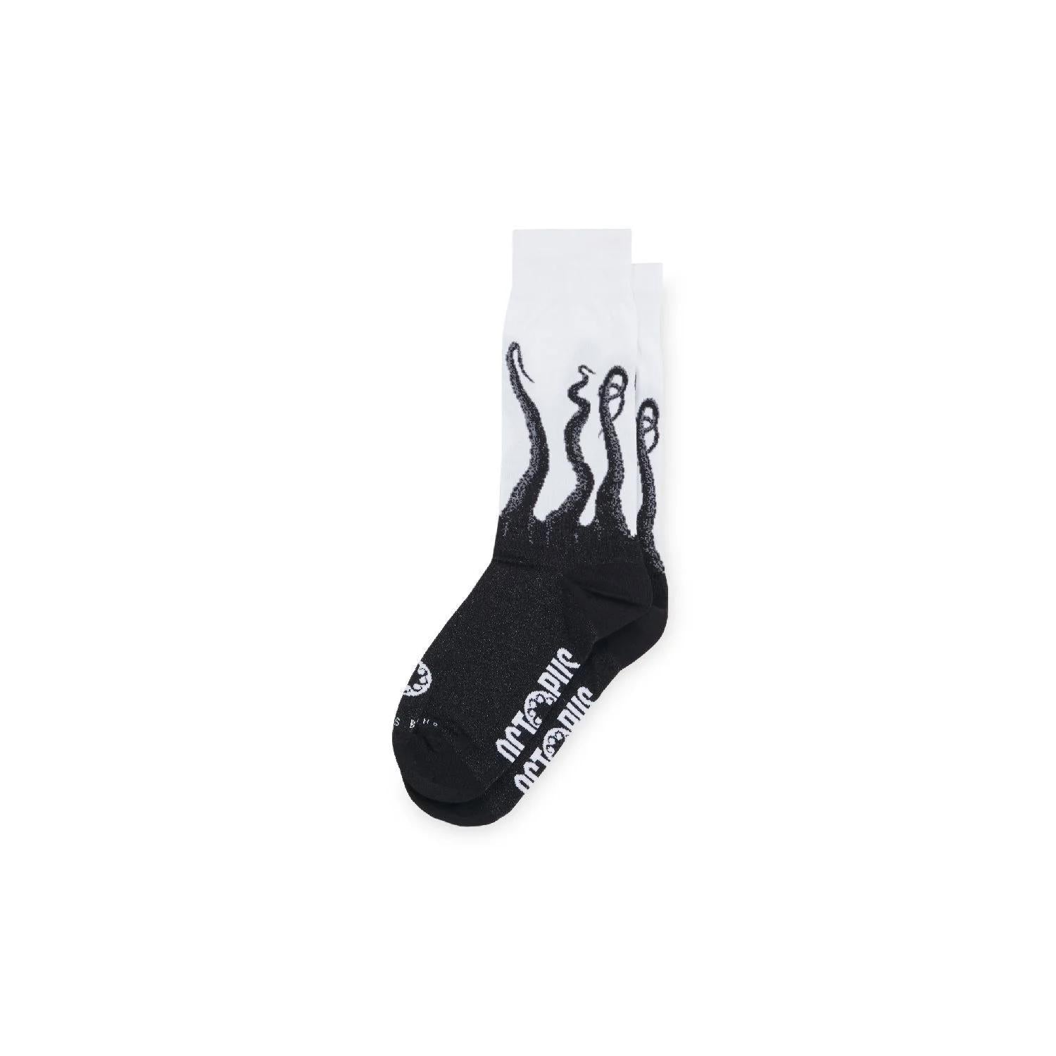 Calze Octopus Reverse Original black white
