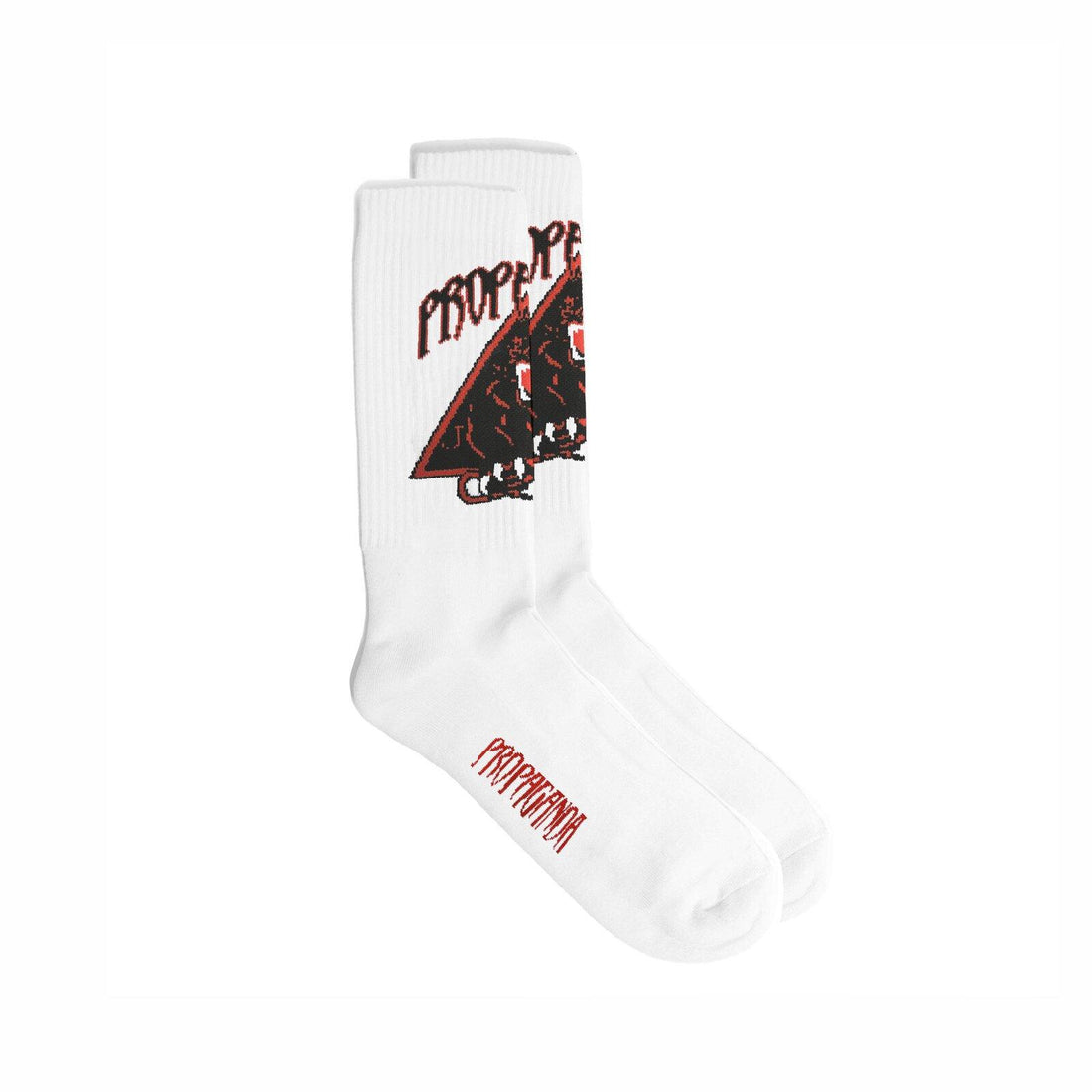 Calze Propaganda Triangle Panther white
