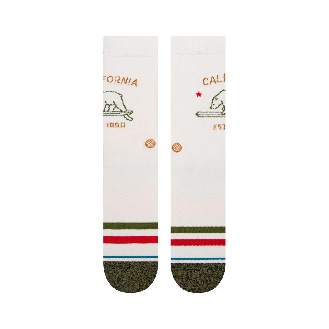 Calze Stance California Republic Crew off white