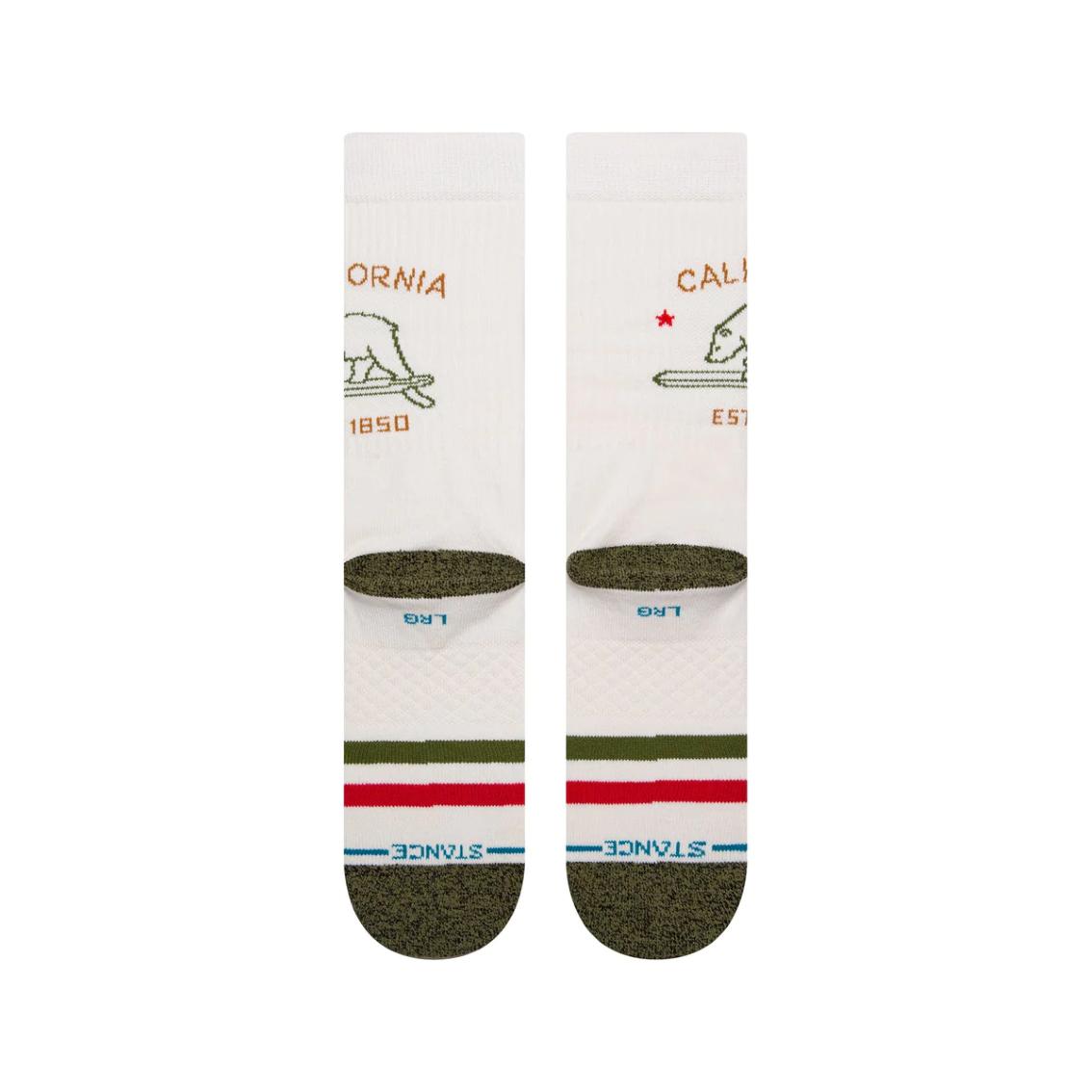 Calze Stance California Republic Crew off white