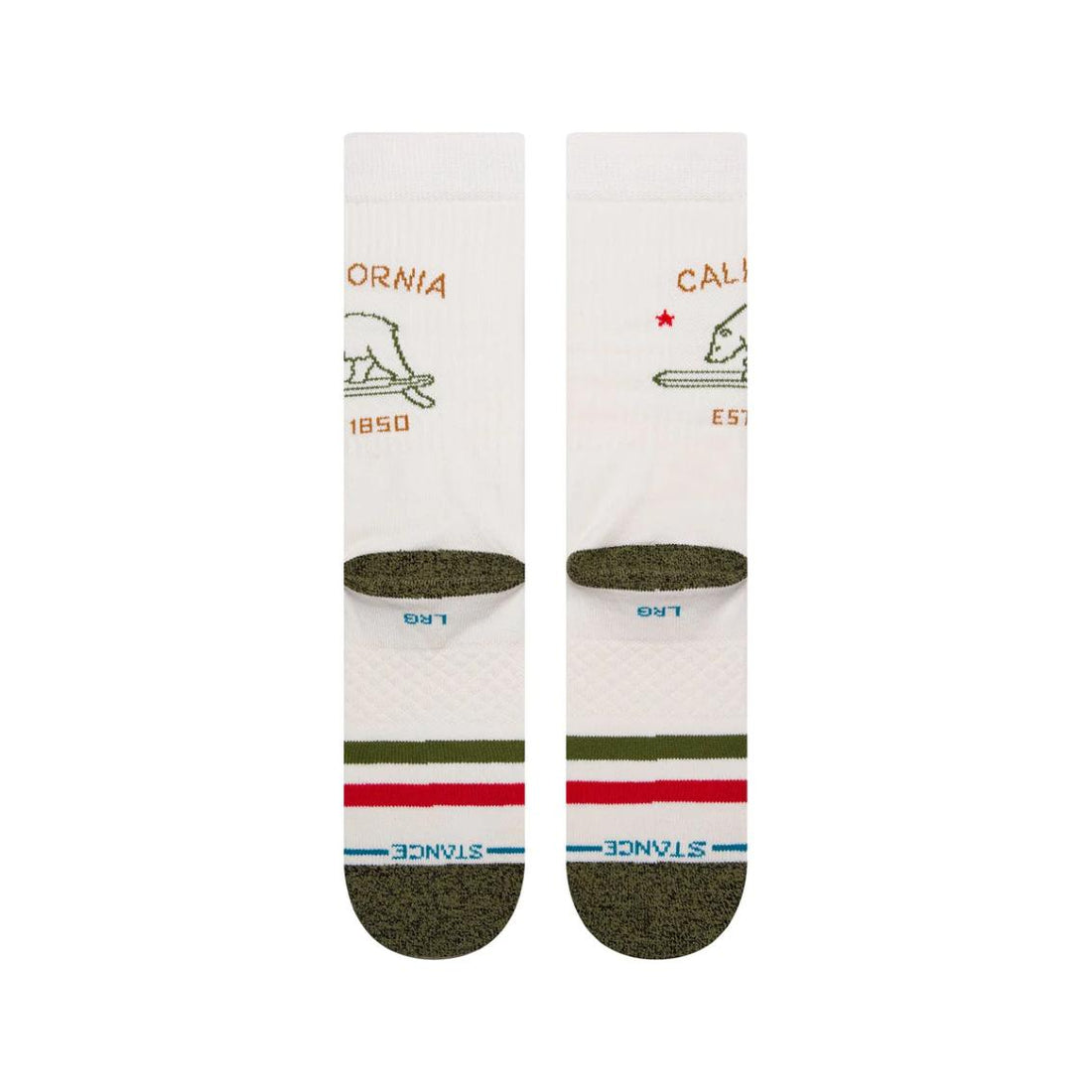 Calze Stance California Republic White