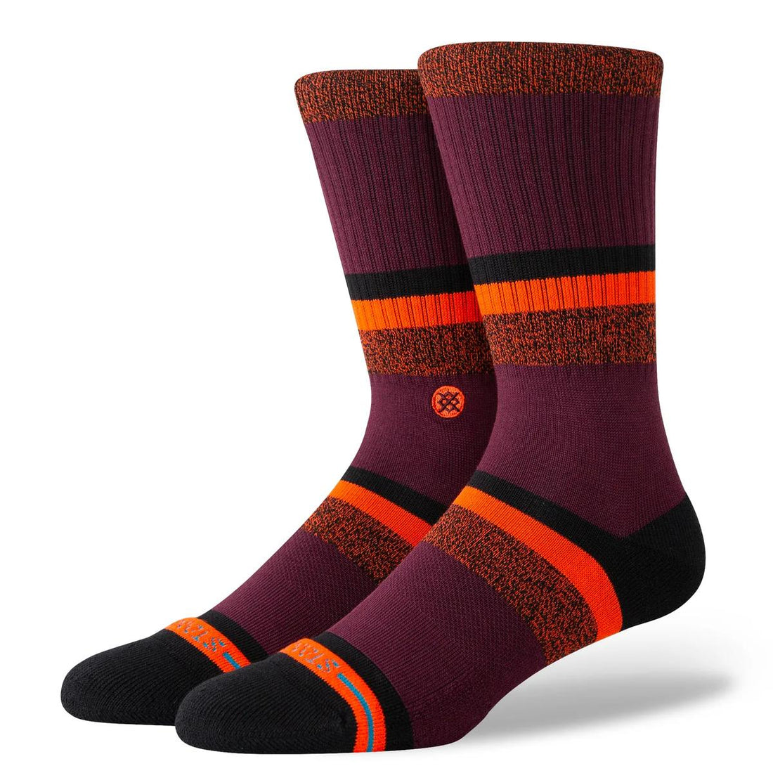 Calze Stance Dante Crew wine