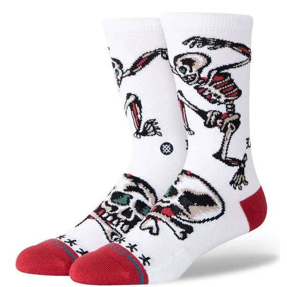 Calze Stance Skeleton White